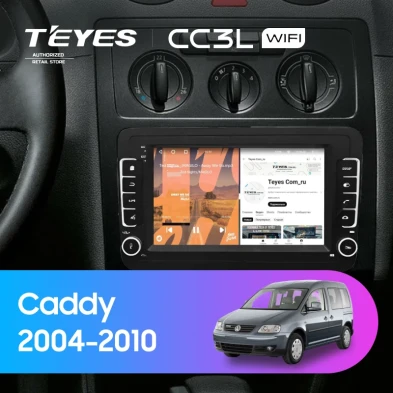 Штатная магнитола Teyes CC3L WiFi 2/32 Volkswagen Caddy (2004-2010) (с кнопками) 7"