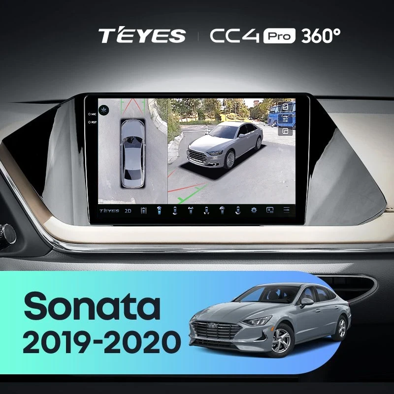 Штатная магнитола Teyes CC4 Pro 360 12/256 Hyundai Sonata DN8 (2019-2020) Тип-A