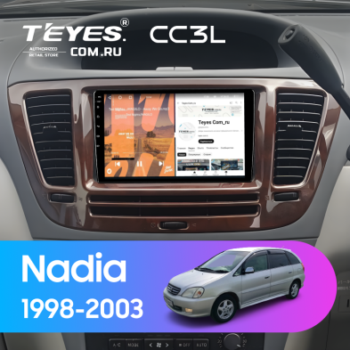 Штатная магнитола Teyes CC3L 4/64 Toyota Nadia (1998-2003)