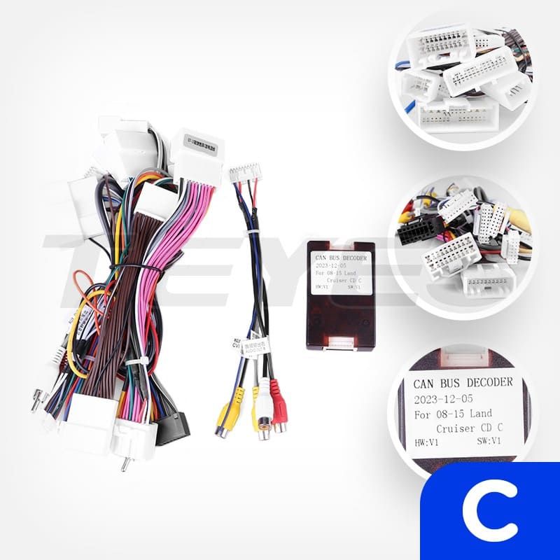 Переходная рамка Toyota Land Cruiser 200 (2007-2015) F3 Тип-B (10")