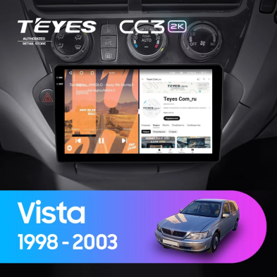 Штатная магнитола Teyes CC3 2K 4/32 Toyota Vista V50 (1998-2003)