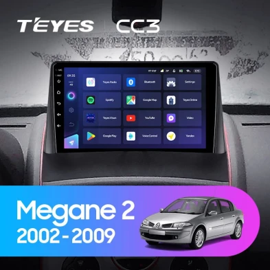 Штатная магнитола Teyes CC3 4/32 Renault Megane 2 (2002-2009)