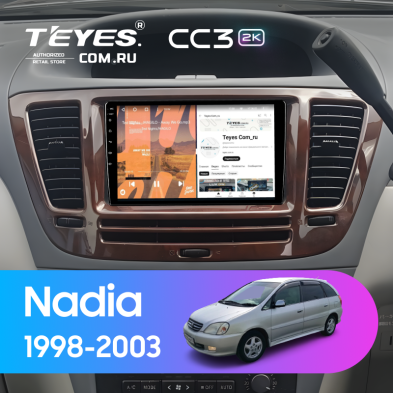 Штатная магнитола Teyes CC3 2K 4/32 Toyota Nadia (1998-2003)
