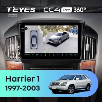 Штатная магнитола Teyes CC4 Pro 360 12/256 Toyota Harrier 1 (XU10) (1997-2003) F2