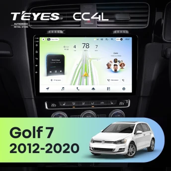 Штатная магнитола Teyes CC4L 6/64 Volkswagen Golf 7 MK7 (2012-2020) Правый руль