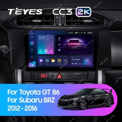 Штатная магнитола Teyes CC3 2K 4/32 Subaru BRZ (2012-2016)