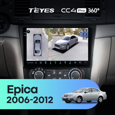 Штатная магнитола Teyes CC4 Pro 360 8/128 Chevrolet Epica 1 (2006-2012)