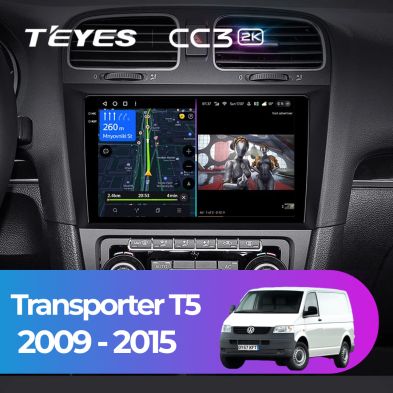 Штатная магнитола Teyes CC3 2K 360 6/128 Volkswagen Transporter (T5) (2009-2015)