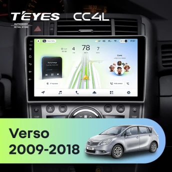 Штатная магнитола Teyes CC4L 6/64 Toyota Verso R20 (2009-2018) F1