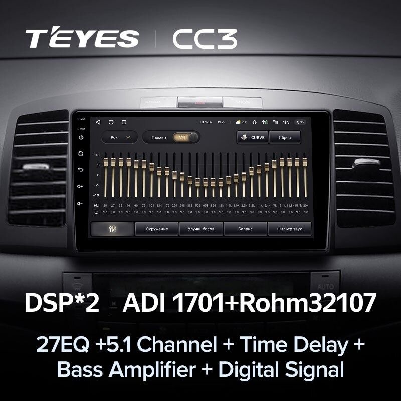 Штатная магнитола Teyes CC3 4/32 Toyota Allion (2001-2007)