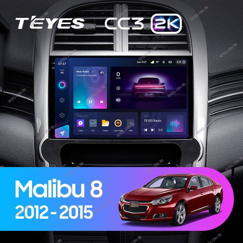 Штатная магнитола Teyes CC3 2K 360 6/128 Chevrolet Malibu 8 (2012-2015)