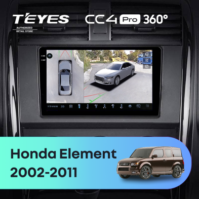 Штатная магнитола Teyes CC4 Pro 360 12/256 Honda Element YH (2002-2011)