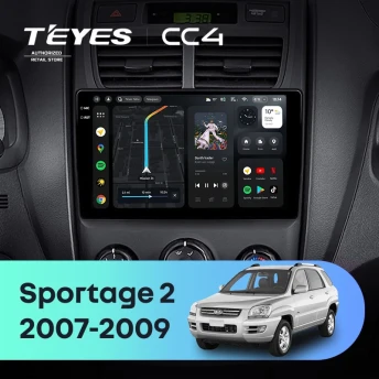 Штатная магнитола Teyes CC4 6/64 Kia Sportage 2 (2007-2009)