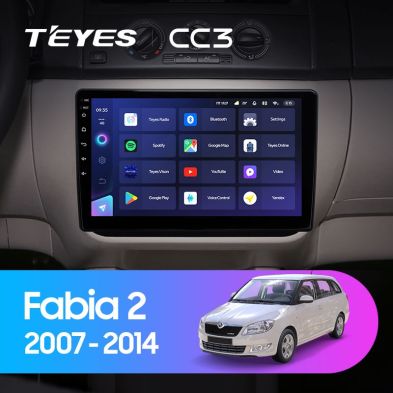 Штатная магнитола Teyes CC3 4/32 Skoda Fabia 2 (2007-2014)