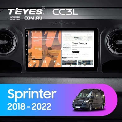 Штатная магнитола Teyes CC3L 4/32 Mercedes-Benz Sprinter (2018-2022) F1