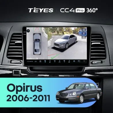 Штатная магнитола Teyes CC4 Pro 360 8/128 Kia Opirus GH (2006-2011)