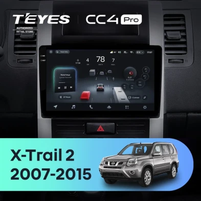 Штатная магнитола Teyes CC4 Pro 12/256 Nissan X-Trail T31 (2007-2015)
