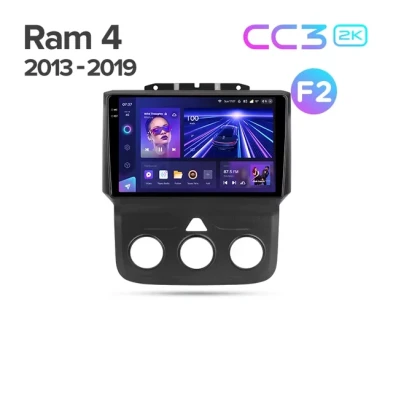 Штатная магнитола Teyes CC3 2K 4/32 Dodge Ram 4 DJ DS (2013-2019) F2