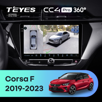 Штатная магнитола Teyes CC4 Pro 360 12/256 Opel Corsa F (2019-2023)