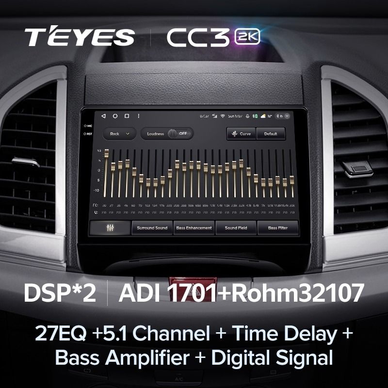 Штатная магнитола Teyes CC3 2K 4/32 JAC Refine S3 (2016-2019)