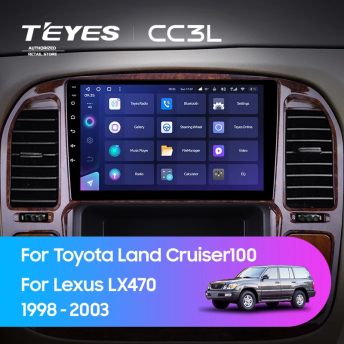 Штатная магнитола Teyes CC3L 4/64 Toyota Land Cruiser 100 (1998-2003) F4