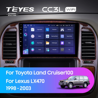 Штатная магнитола Teyes CC3L WiFi 2/32 Lexus LX470 (1998-2003) F4