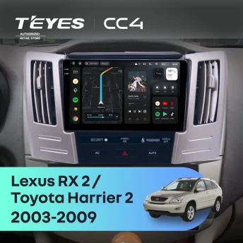 Штатная магнитола Teyes CC4 8/128 Lexus RX 2 (2003-2009) F2