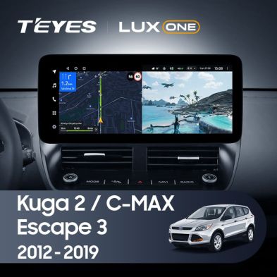 Штатная магнитола Teyes LUX ONE 360 6/128 Ford Escape 3 (2012-2019)