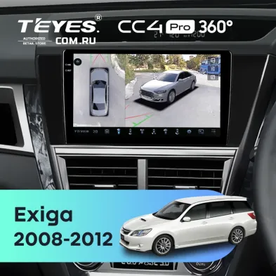 Штатная магнитола Teyes CC4 Pro 360 8/128 Subaru Exiga (2008-2012)