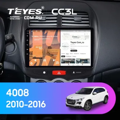 Штатная магнитола Teyes CC3L 4/32 Peugeot 4008 (2010-2016) Тип-B