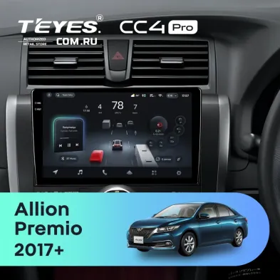 Штатная магнитола Teyes CC4 Pro 12/256 Toyota Allion (2017-)