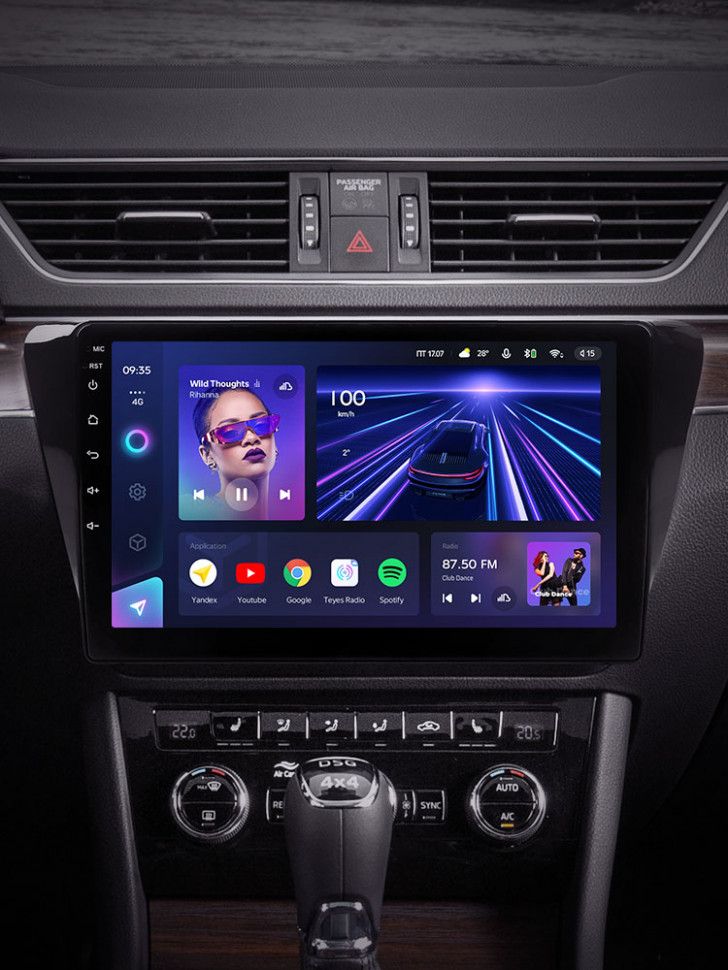 Штатная магнитола Teyes CC3 4/32 Skoda Superb 3 (2015-2019)