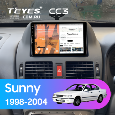 Штатная магнитола Teyes CC3 4/32 Nissan Sunny B15 (1998-2004)