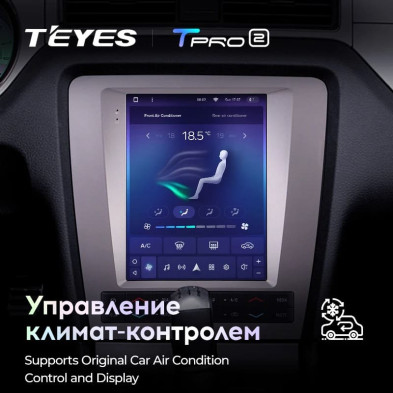 Штатная магнитола Tesla style Teyes TPRO 2 4/64 Ford Mustang 5 S-197 (2009-2014)