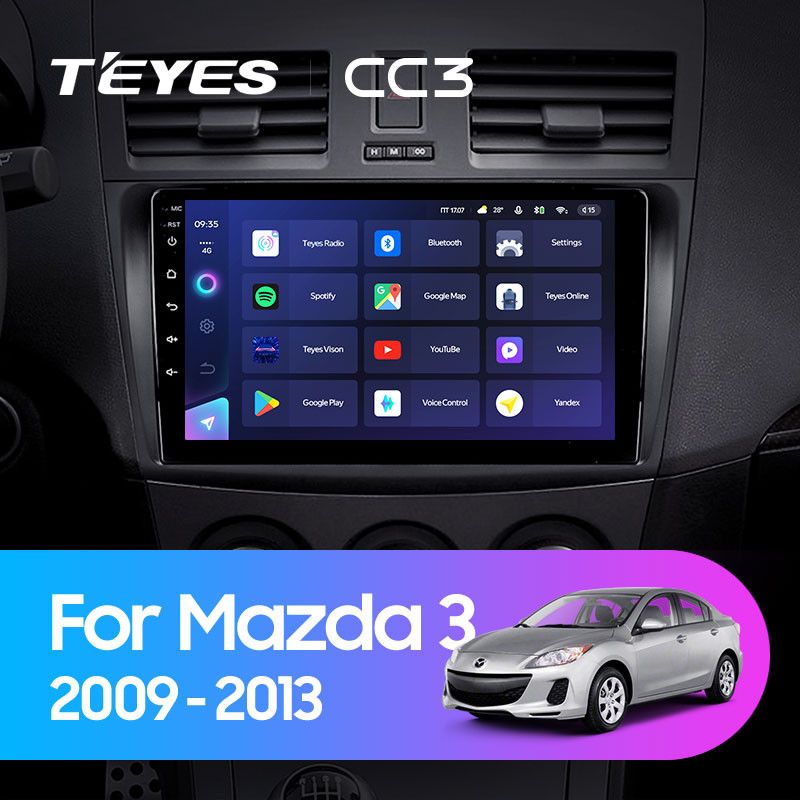 Штатная магнитола Teyes CC3 4/32 Mazda 3 2 (2009-2013)