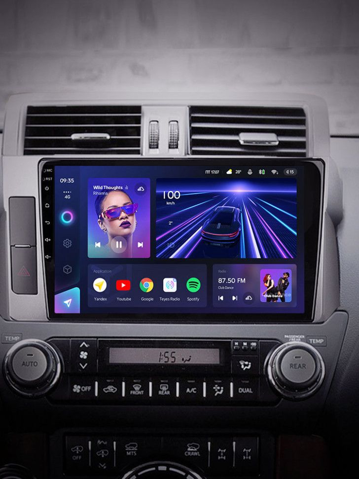 Штатная магнитола Teyes CC3 6/128 Toyota Land Cruiser Prado 150 (2013-2017)