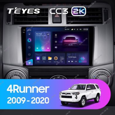 Штатная магнитола Teyes CC3 2K 6/128 Toyota 4Runner 5 N280 (2009-2020)