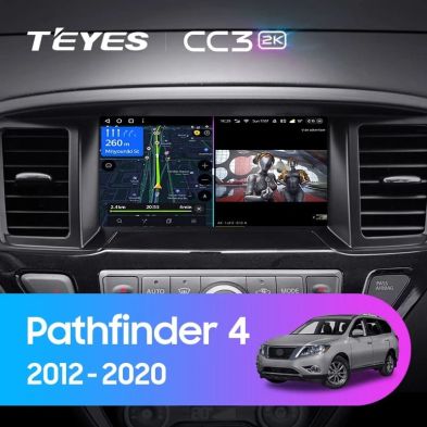 Штатная магнитола Teyes CC3 2K 6/128 Nissan Pathfinder 4 R52 (2012-2020) F1