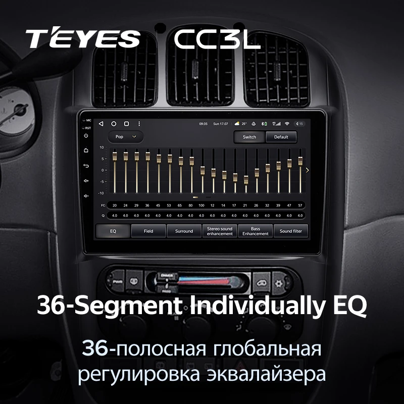 Штатная магнитола Teyes CC3L 4/32 Chrysler Town &amp; Country 4 RS (2000-2007) Тип-B