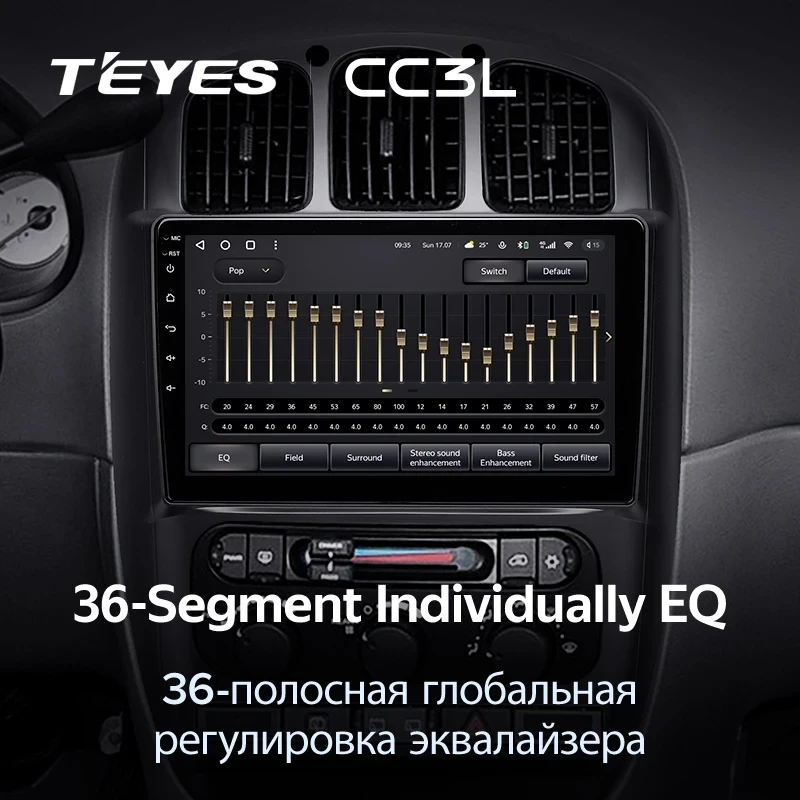 Штатная магнитола Teyes CC3L 4/32 Chrysler Town &amp; Country 4 RS (2000-2007) Тип-B