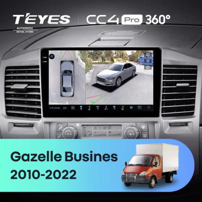 Штатная магнитола Teyes CC4 Pro 360 8/128 для GAZ Газель Бизнес (2010-2021) F3