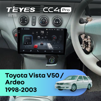 Штатная магнитола Teyes CC4 Pro 8/128 Toyota Vista Ardeo (1998-2003)