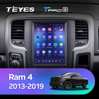 Штатная магнитола Tesla style Teyes TPRO 2 4/32 Dodge Ram 4 IV DJ DS (2013-2019) Тип-B