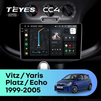 Штатная магнитола Teyes CC4 6/64 Toyota Vitz XP10 (1999-2005) F1