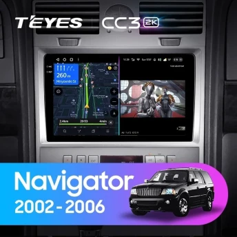 Штатная магнитола Teyes CC3 2K 360 6/128 Lincoln Navigator (2002-2006)