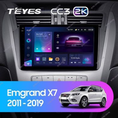 Штатная магнитола Teyes CC3 2K 6/128 Geely Emgrand X7 1 GX7 EX7 (2011-2019)