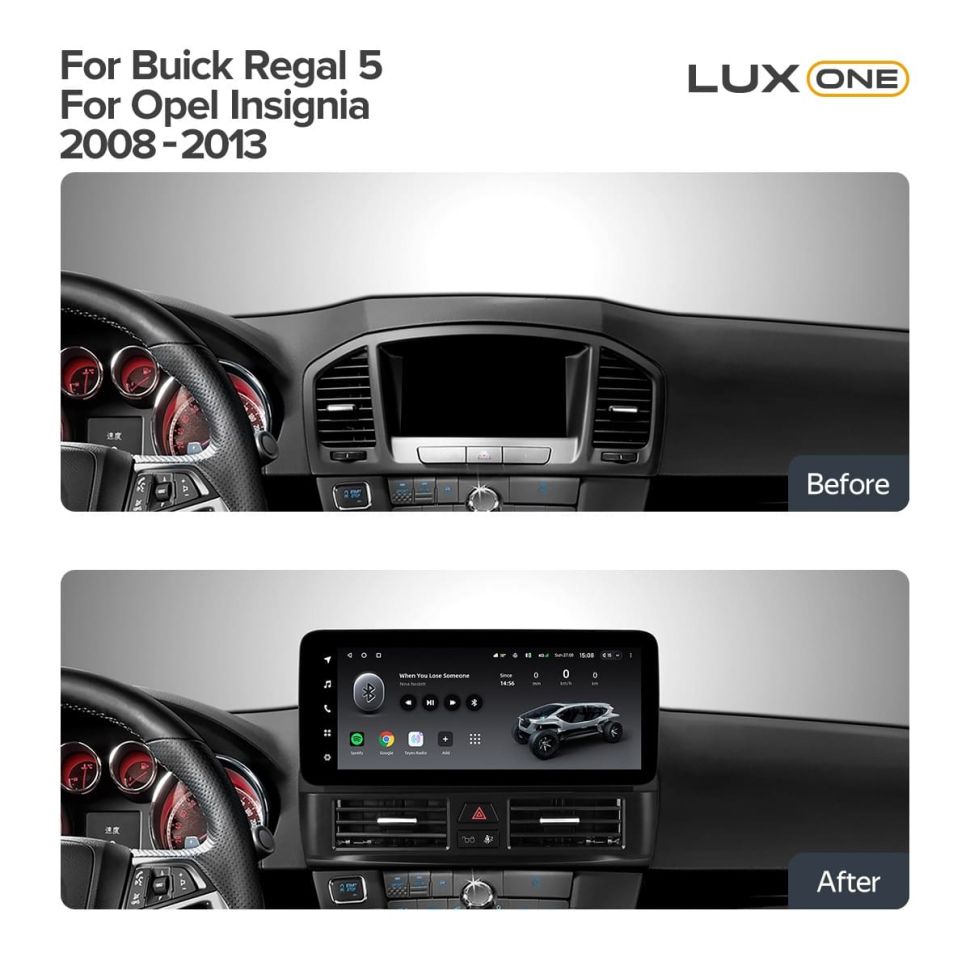 Переходная рамка Buick Regal 5 / Opel Insignia G09 ZG09 (2008-2013) (12,3&quot;)