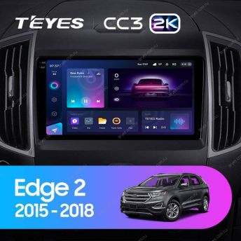 Штатная магнитола Teyes CC3 2K 360 6/128 Ford Edge 2 (2015-2018) F1