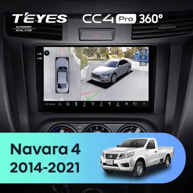 Штатная магнитола Teyes CC4 Pro 360 8/128 Nissan Navara D23 IV (2014-2021) Тип-B