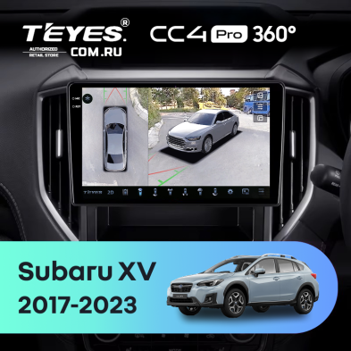 Штатная магнитола Teyes CC4 Pro 360 8/128 Subaru XV (2017-2023)